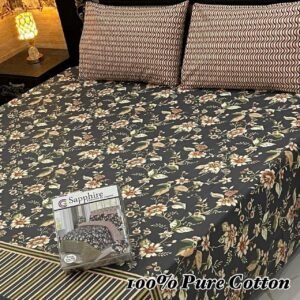 Effortless Style: Floral Double Bedsheet for a Sophisticated Look