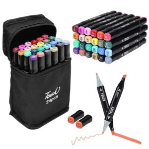 24 Pcs Sketch Markers Set